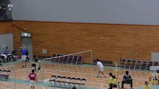 20190808九州中学バドミントン 男子個人シングルス準決勝第2試合 第2セット途中まで