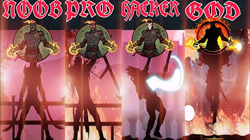 Volcano Noob Vs Pro Vs Hacker Vs God | Shadow Fight 2