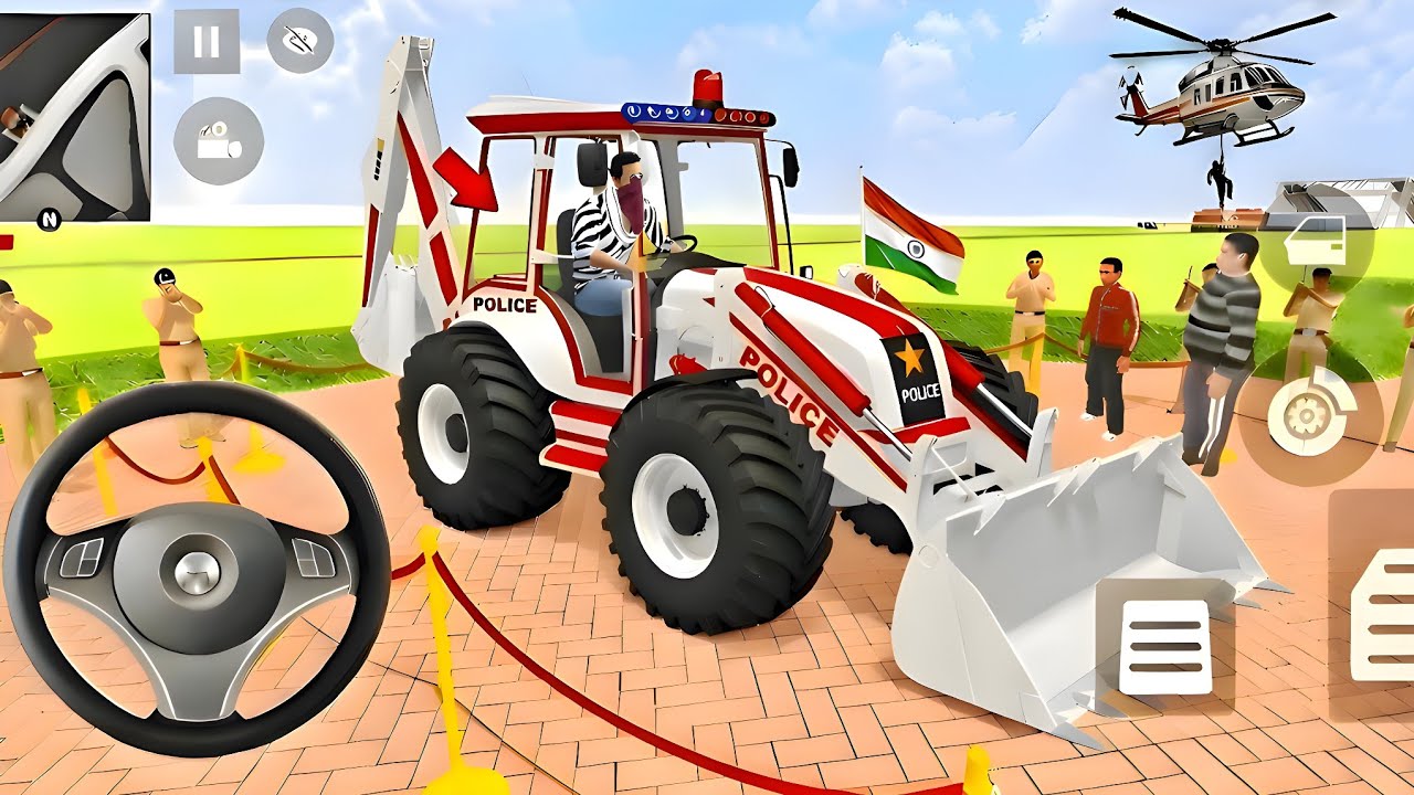 🤑Indian Thift Auto Simulator🤩Indian Showroom Purchase😯Modified Lexriy New Police DumperAnd Bike🥳Game