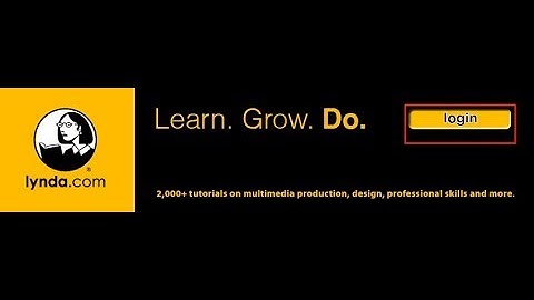 Login To your 100% verified and Free lynda.com account