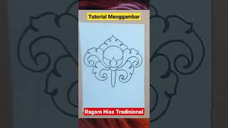 Tutorial Menggambar Ornamen / Ragam Hias Tradisional Majapahit