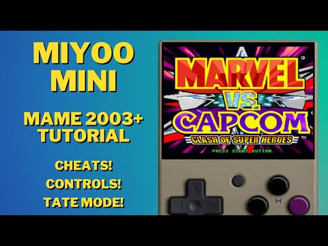 Arcade Games on the Miyoo Mini | MAME 2003 Plus Tutorial | Cheats, Tate Mode, Control Customisation