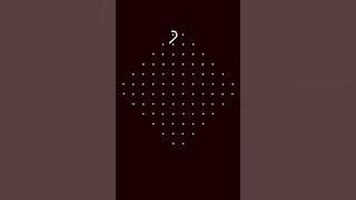 Simple kolam designs with dots