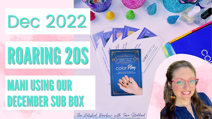 Color Street December 2022 Subscription Box Mani (...