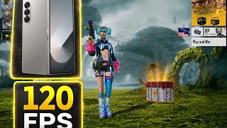 Samsung fold 6 🔥 | BGMI 120 FPS UNLOCKED | TDM TEST 2026 
