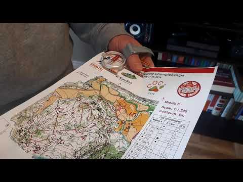 5   orienting the map with the compass