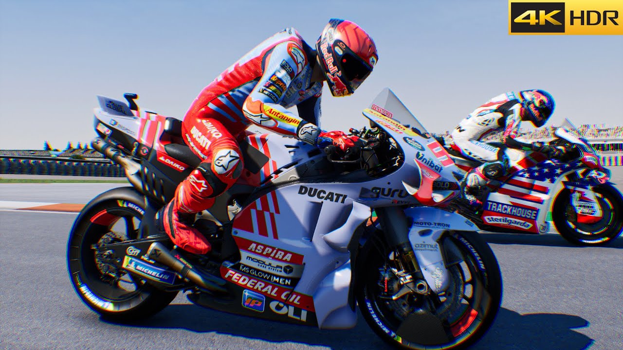 MotoGP 23 - Marc Marquez Ducati Gresini Livery 2024 Race Gameplay (4K ...