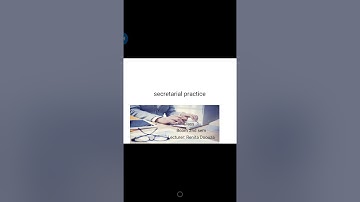 Company law and secretarial practice. Class 1, 2nd semester