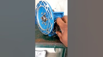 Back driven worm gear