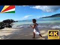 My Family at Empty Fairyland Beach Mahé Seychelles