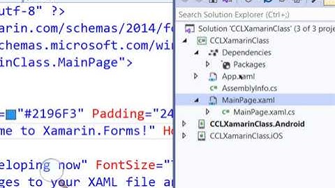 Introduction to Xamarin and UI Design