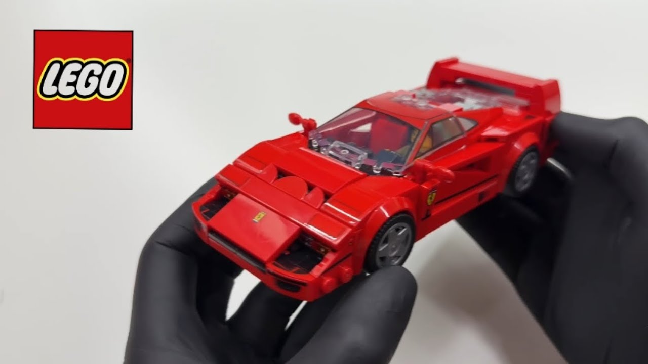 LEGO Ferrari F40 — Fast Build Supercar 🧱⚡ | 76934 SPEED CHAMPIONS