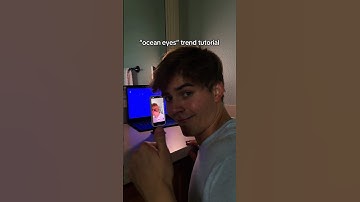 How to do the “ocean eyes” trend!