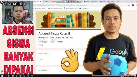 CARA BUAT ABSENSI SISWA ONLINE PALING BANYAK DIGUNAKAN || Google Form**