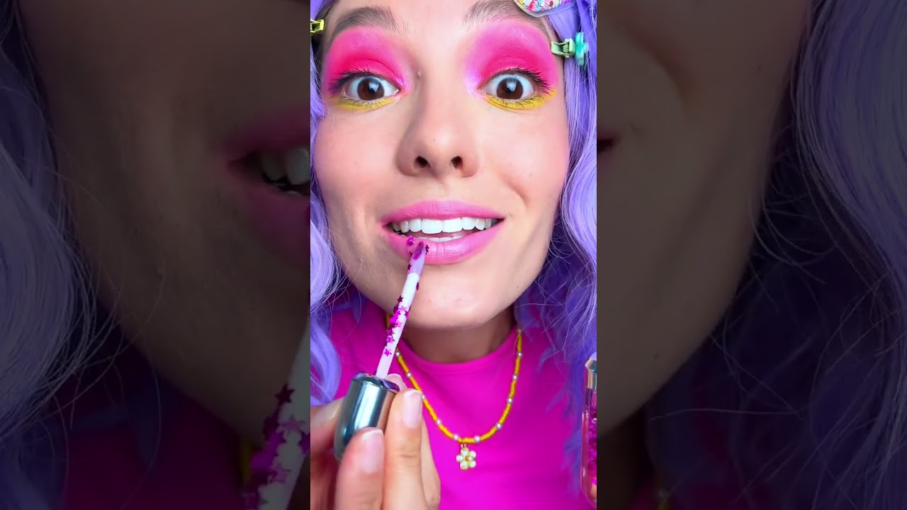 Brilho labial DIY Sparkling Star! 💄 #gloss labial #DIY #shorts
