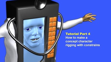 [Maya Tutorial]: How to make concept character rig with constrains (Part 4)
