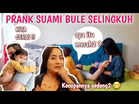 PRANK SUAMI BULE SELINGKUH SAMA TETANGGA ⁉️ HAMPIR MAU DI CERAIKAN ❗#prankselingkuh #prankkecupan