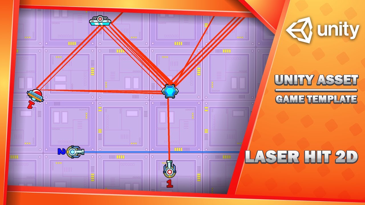 Laser Hit 2D - Free Game Template, video preview 5