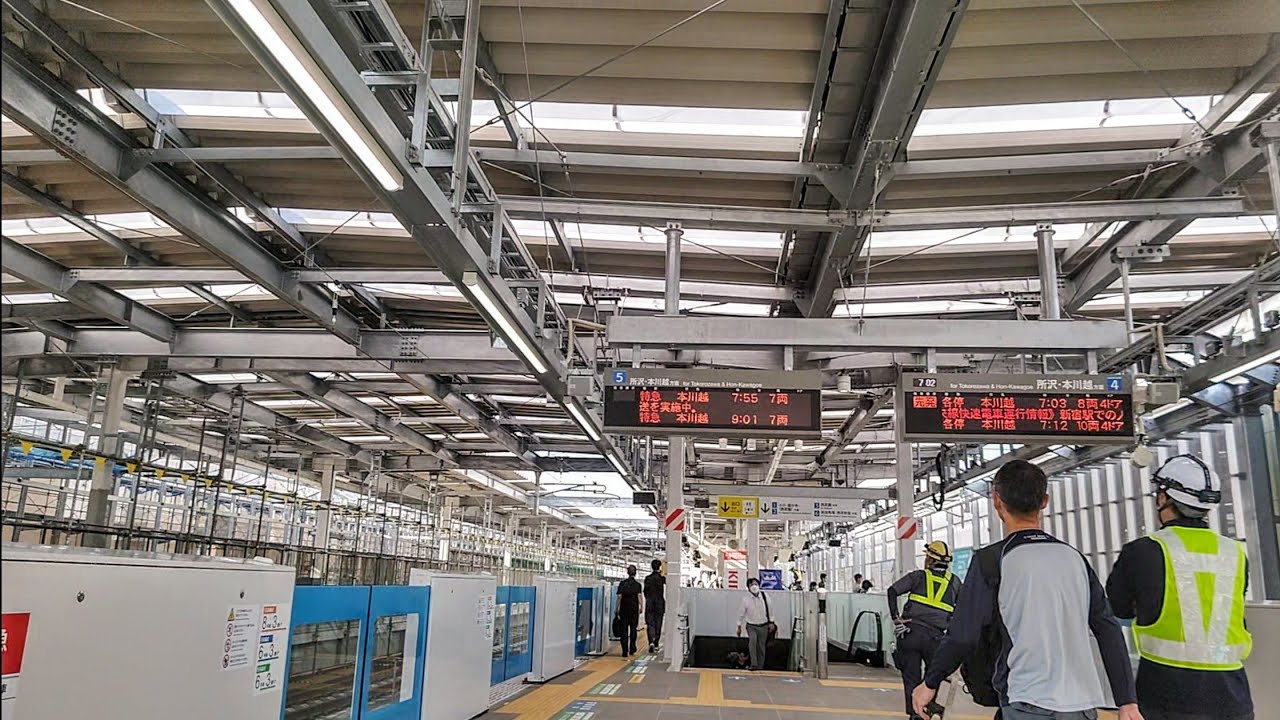 【西武新宿線下り線高架化初日】東村山駅の様子  2025.6.29  Higashi-Murayama