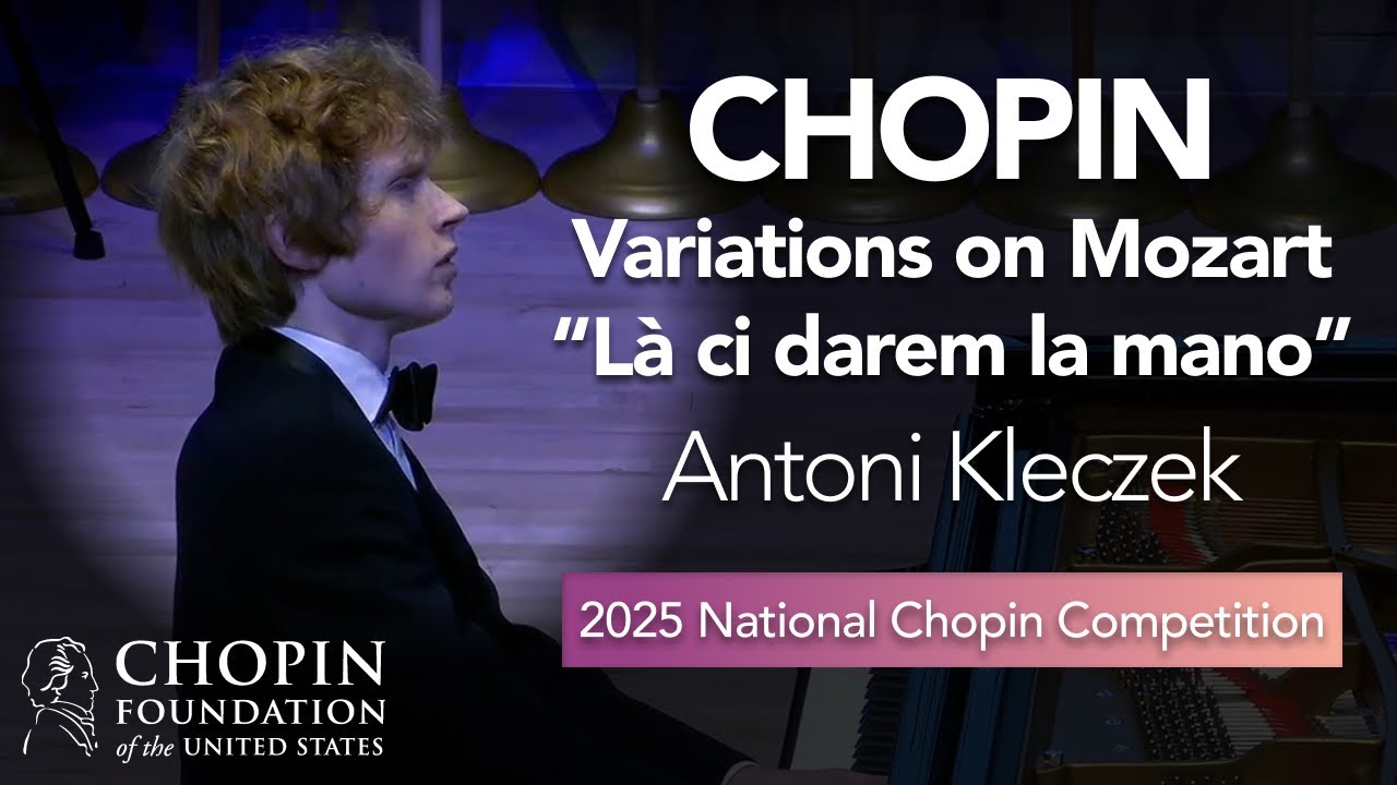 ANTONI KLECZEK – Variations on Mozart "Là ci darem la mano" Op. 2 (11th National Chopin Competition)