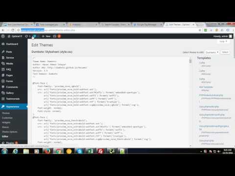 How to set goolge analytics in wordpress manually