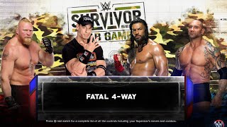 WWE 2K23 - Brock Lesnar vs. John Cena vs. Roman Reigns vs. Batista #diamondgamerz