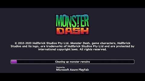 New game play - MONSTER DASH
