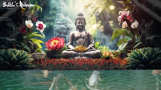 Buddhas Peaceful  Lake In The Forest | Flute Meditation | Remove All Negative Energy