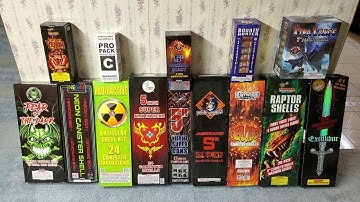 2020 Canister Shell Comparison (Fireworks) Demo - 16 Shells (World Class/AFW/Fisherman/Heavyweight)