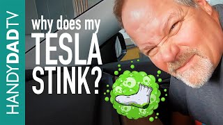 Tesla AC Smells like Dirty Socks  how to fix it yourself and save $$$