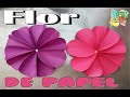 Flor de papel facil 2