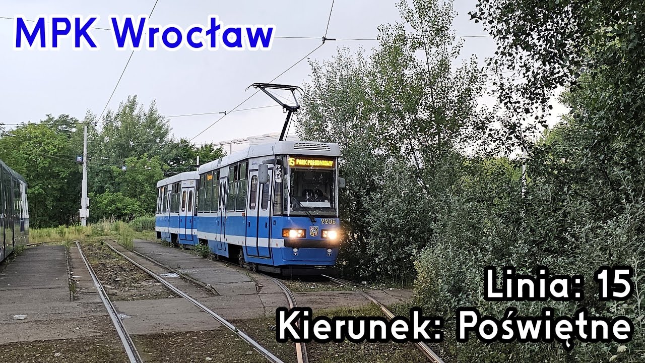 [🇵🇱PL] TIMELAPSE: MPK Wrocław - Linia: [🚋15]