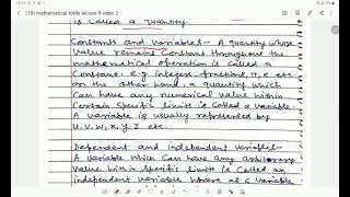 Lecture 9 mathematical tools 2