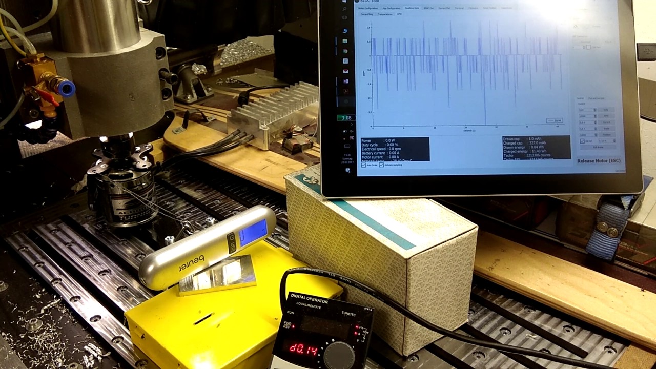2,2kW Chinaspindel und Vektormodus mit dem Powtran PI9130