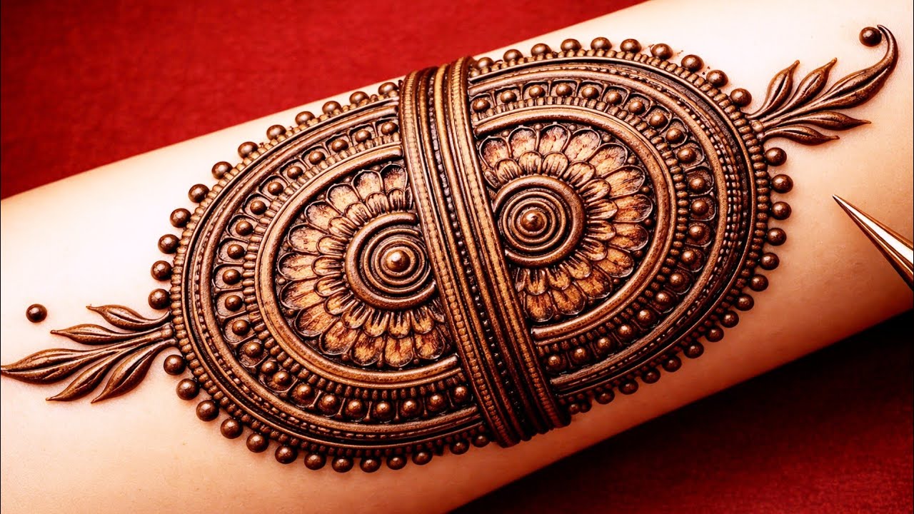 Elegant Bracelet Style Mehndi Design 😍 | Easy & Latest Arabic Floral Henna | 