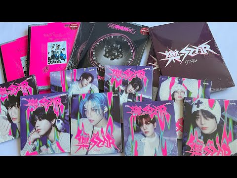 Unboxing Stray Kids 樂-STAR (ROCK-STAR) ✧ Target Exclusive - rock, roll,  limited, postcard 🤘 🎸 