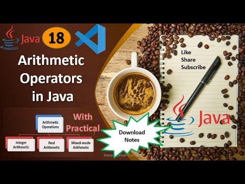 #18. Arithmetic Operators in Java - YouTube