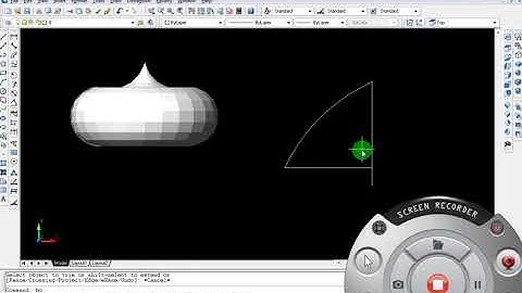 AutoCAD Revolve Command in urdu #Revolve Command