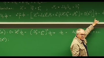 22. From Perturbation to Amplitude Equation, NWS Equation, Multiple Scale Analysis