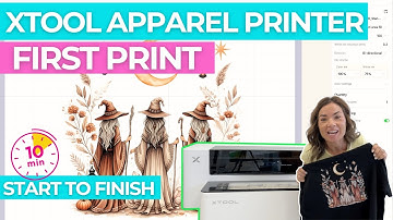 De gemakkelijkste DTF-printer voor beginners?! Eerste afdruk op de xTool Apparel Printer