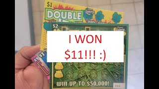 I won $11!!!!!  Scratch Off  Day 6 :)