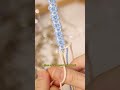 Sky Blue Blossom Bracelet! Material🔗in description❤️#braceletmaking #friendshipbracelet #howtomake