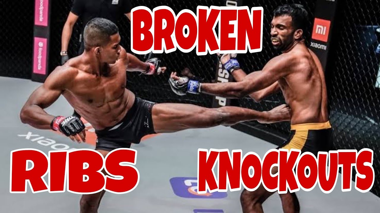 HARDEST BODY KNOCKOUTS BROKEN RIBS YouTube
