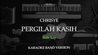 CHRISYE  - PERGILAH KASIH KARAOKE MALE KEY D
