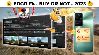 ?POCO F4 5G BGMI TEST WITH FPS METER | SD 870 IS GOOD FOR GAMING