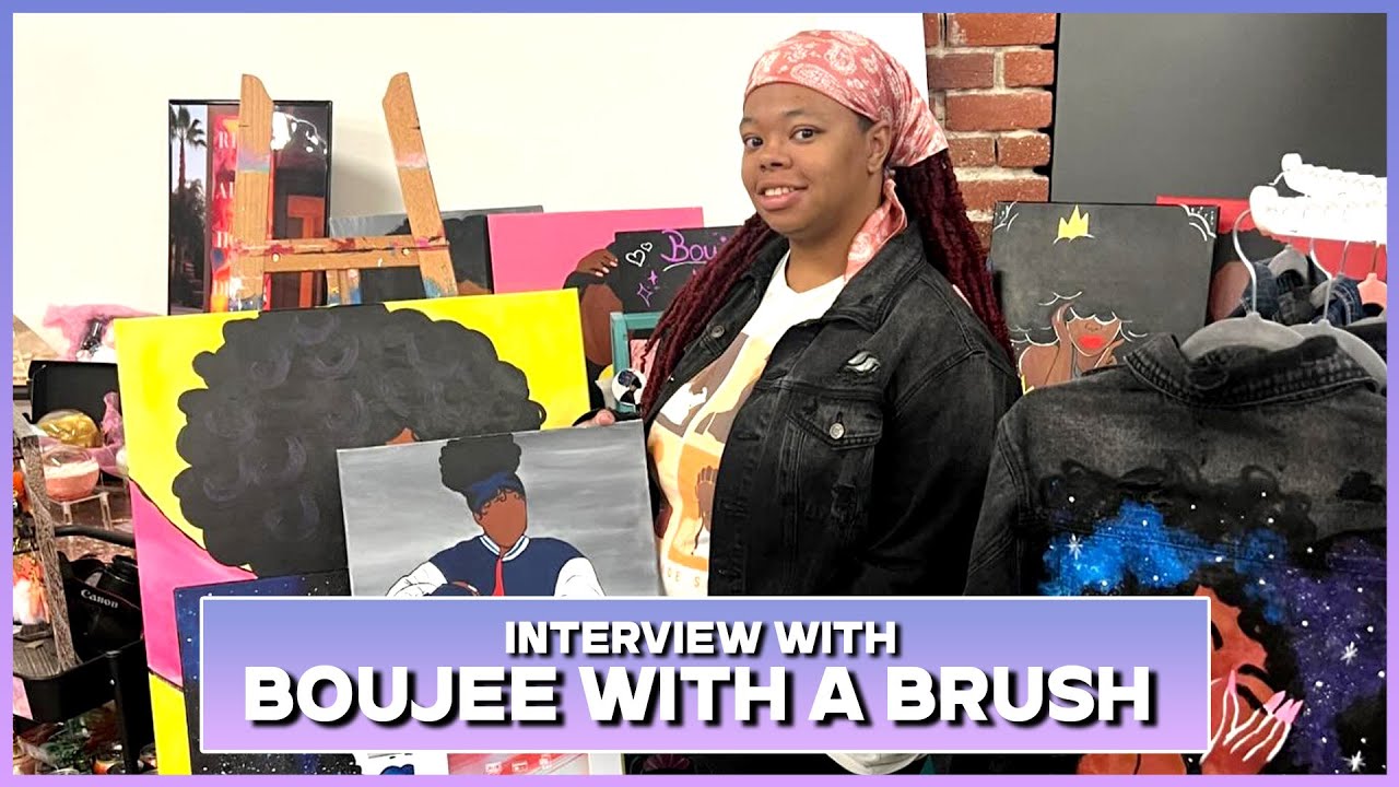 Rising Artist Jai Shanai on 'Herstory Unveiled', Spectacular Black Girl Art Show & MORE!