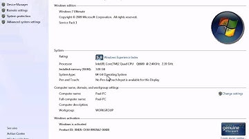 How to determine 32-bit Windows 7/Vista from 64-bit