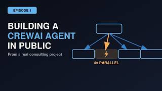 Building a Real AI Agent in Public — CrewAI Architecture (Ep. 1)