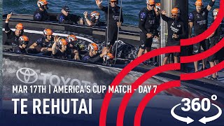 Te Rehutai On-Board 360 | 36th America's Cup Day 7