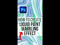 How To Create Liquid Paint Effect In ADOBE PHOTOSHOP #liquid #photoshopeffects #photoshopshorts #ps